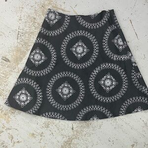 Gray Beth Bowley Embroidered Wool Skirt-4
